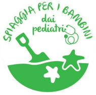 Spiaggia per i bambini, bandiera verde